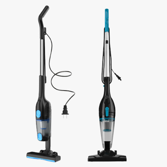 2-in-1 Lightweight Corded Vacuum with Long Cable and Multi Nozzles