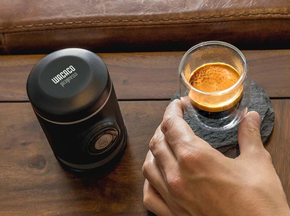 Picopresso Portable Espresso Maker with 18 Bar Pressure for Travel and Home
