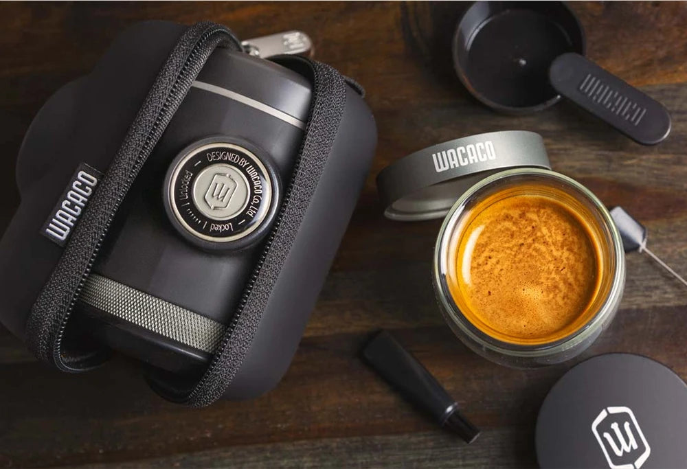 Picopresso Portable Espresso Maker with 18 Bar Pressure for Travel and Home