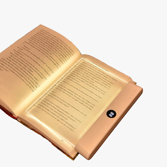 LED Book Light with Timer and Rechargeable Battery for Bedtime Reading