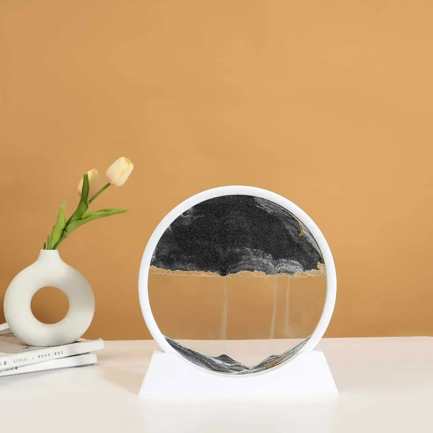 Kinetic Sand Picture Hourglass Dynamic Liquid Sand Art Gift