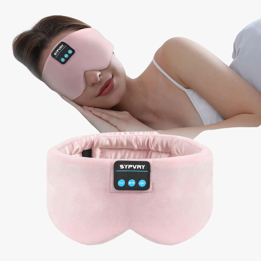 Wireless Music Sleep Mask Bluetooth 5.2 Headphones for Travel and Insomnia Relief