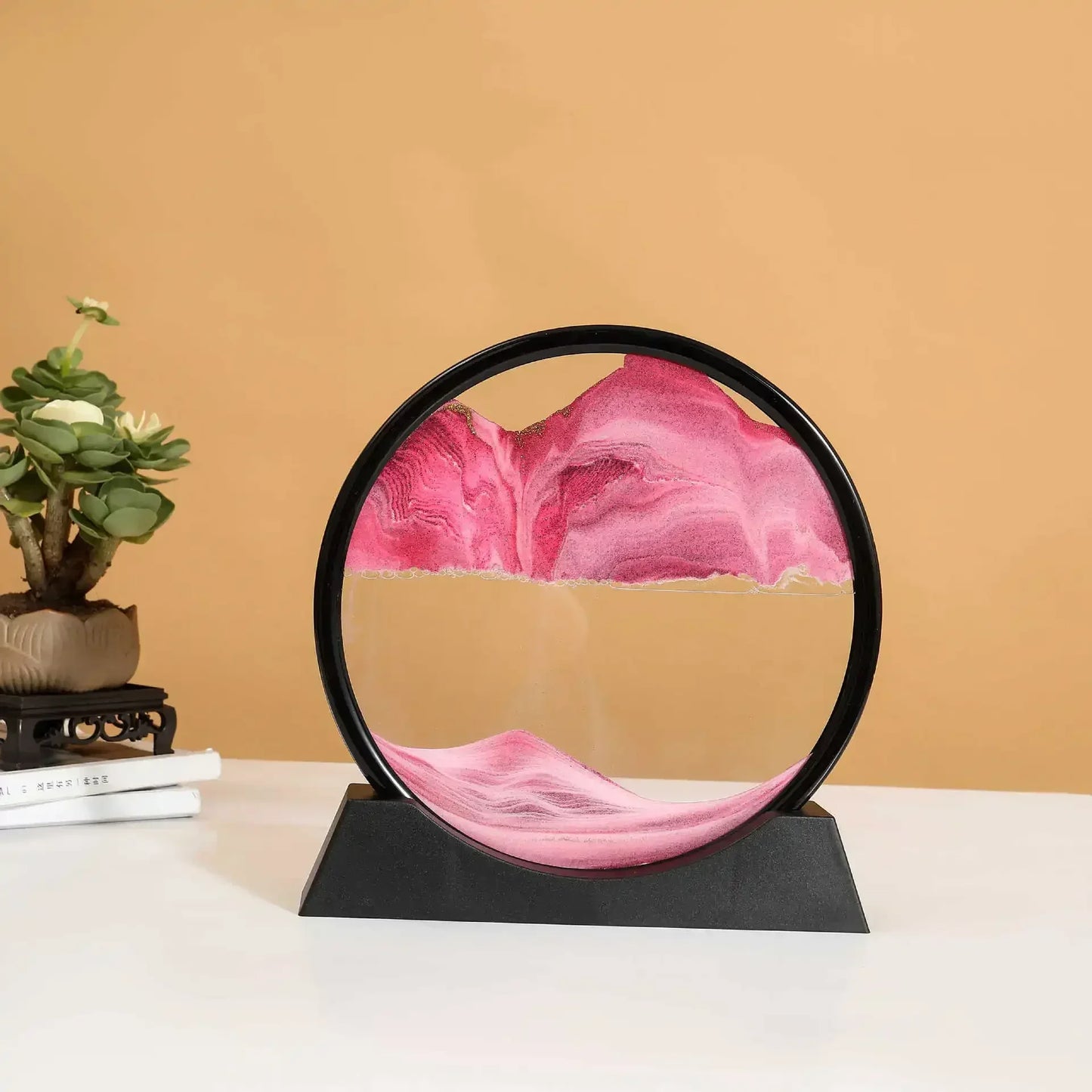 Kinetic Sand Picture Hourglass Dynamic Liquid Sand Art Gift