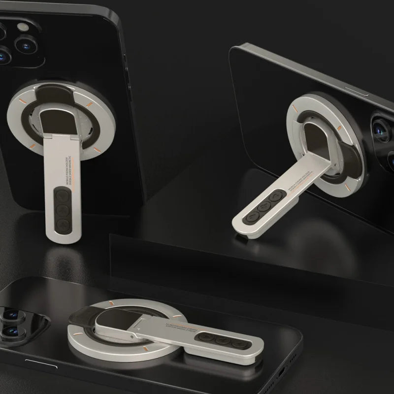 Magnetic Decompression Phone Stand with 360° Rotation for All Devices