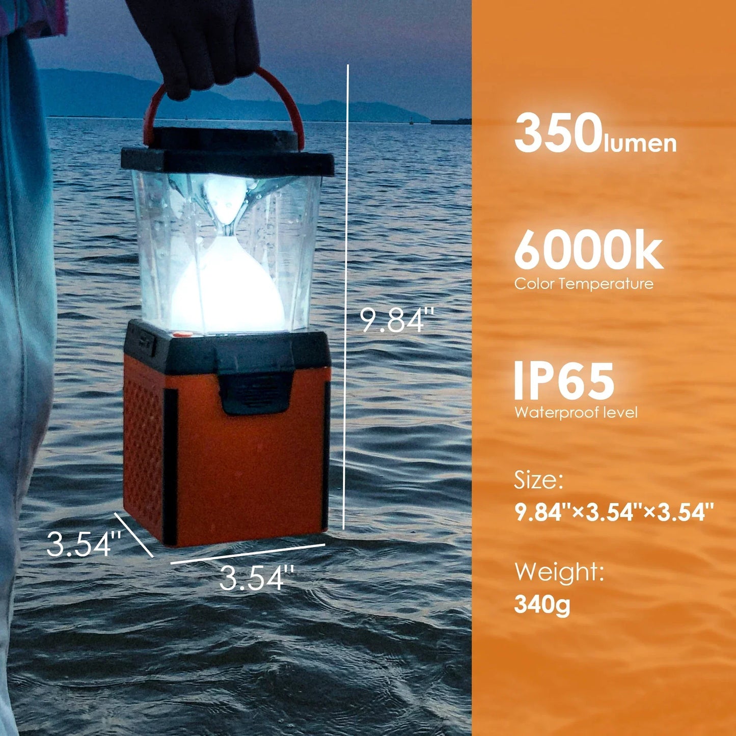 Portable Salt Water Emergency Lamp Battery-Free Eco-Friendly Light