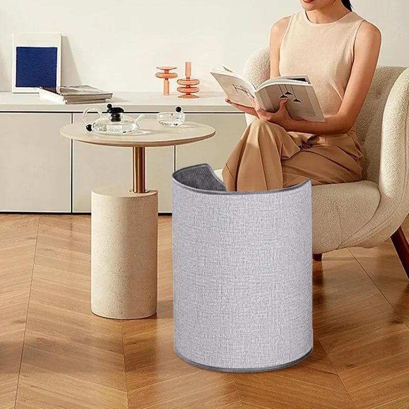 Foldable Under Desk Leg Warmer with Thermostat and Quick Heat