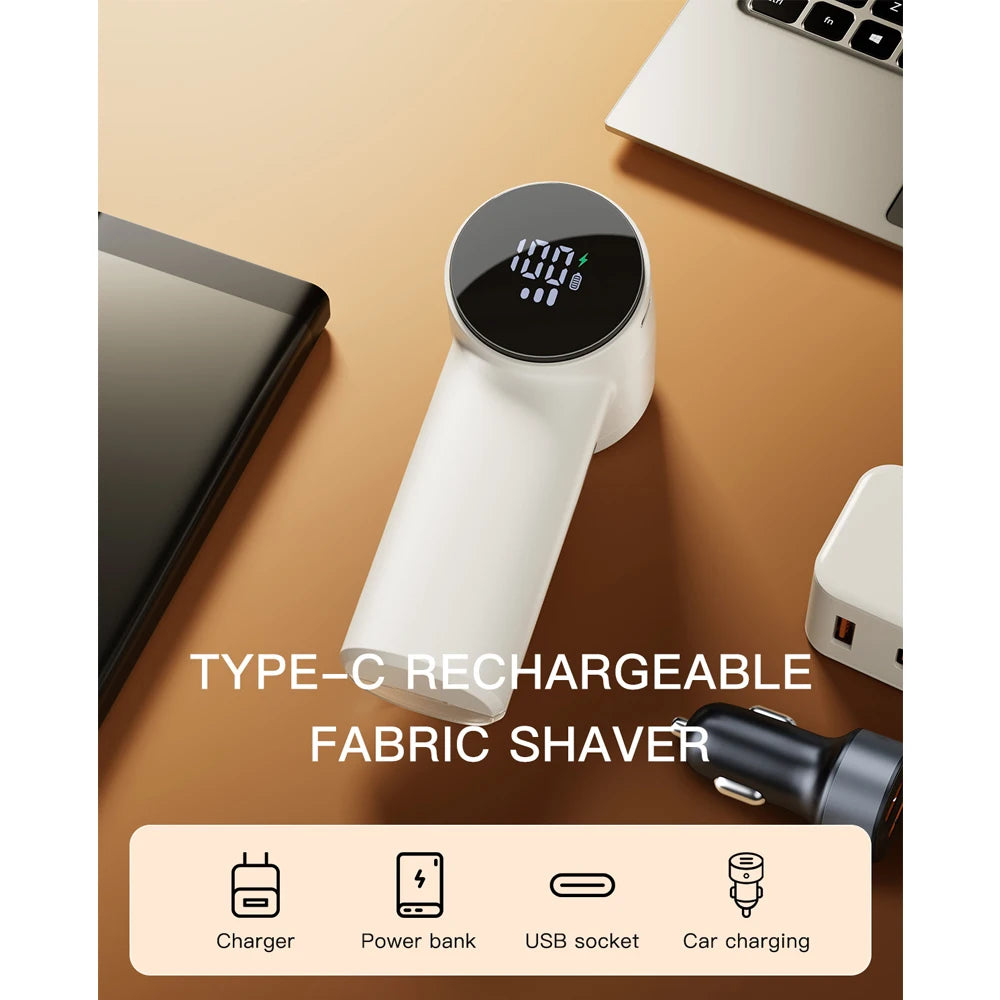 Portable Electric Lint Remover for Clothes, Blankets and Furniture