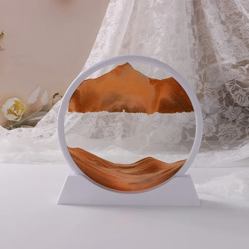 Kinetic Sand Picture Hourglass Dynamic Liquid Sand Art Gift