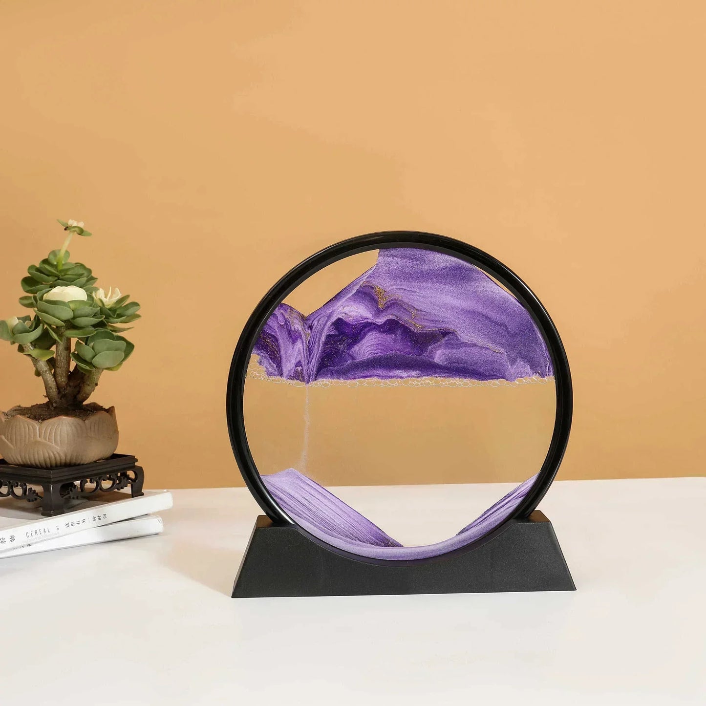 Kinetic Sand Picture Hourglass Dynamic Liquid Sand Art Gift