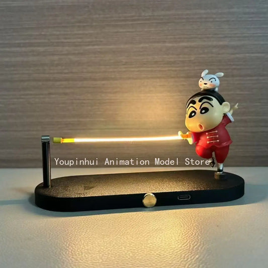 Crayon Shinchan LED Night Light with Charging Base and Desktop Display