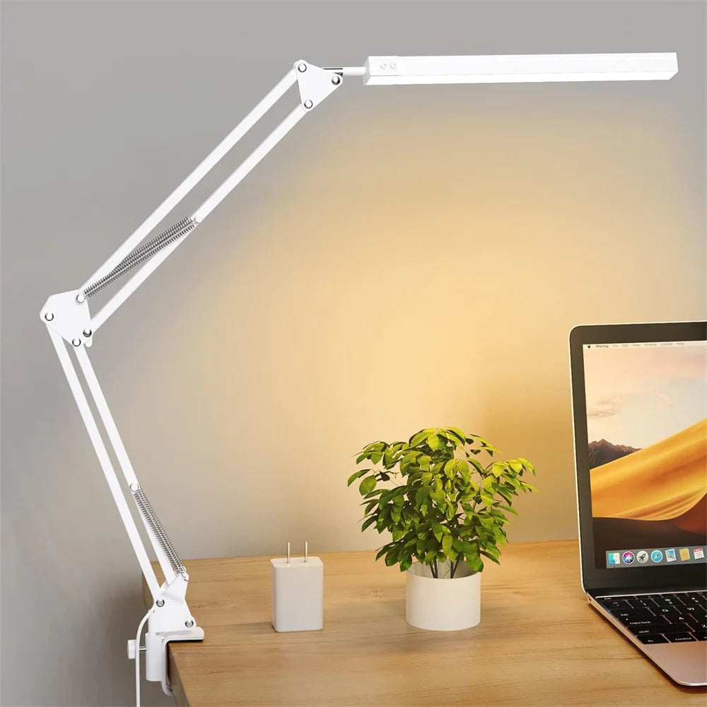 Adjustable Dimmable LED Reading Lamp with Memory Function