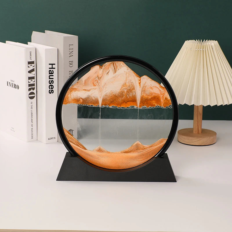 Kinetic Sand Picture Hourglass Dynamic Liquid Sand Art Gift