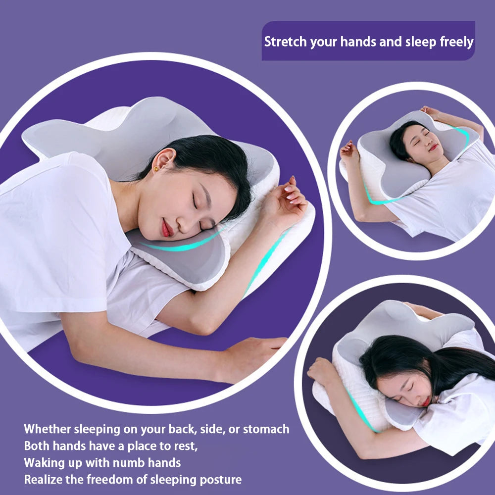 Slow Rebound Orthopaedic Pillow for Shoulder & Neck Support
