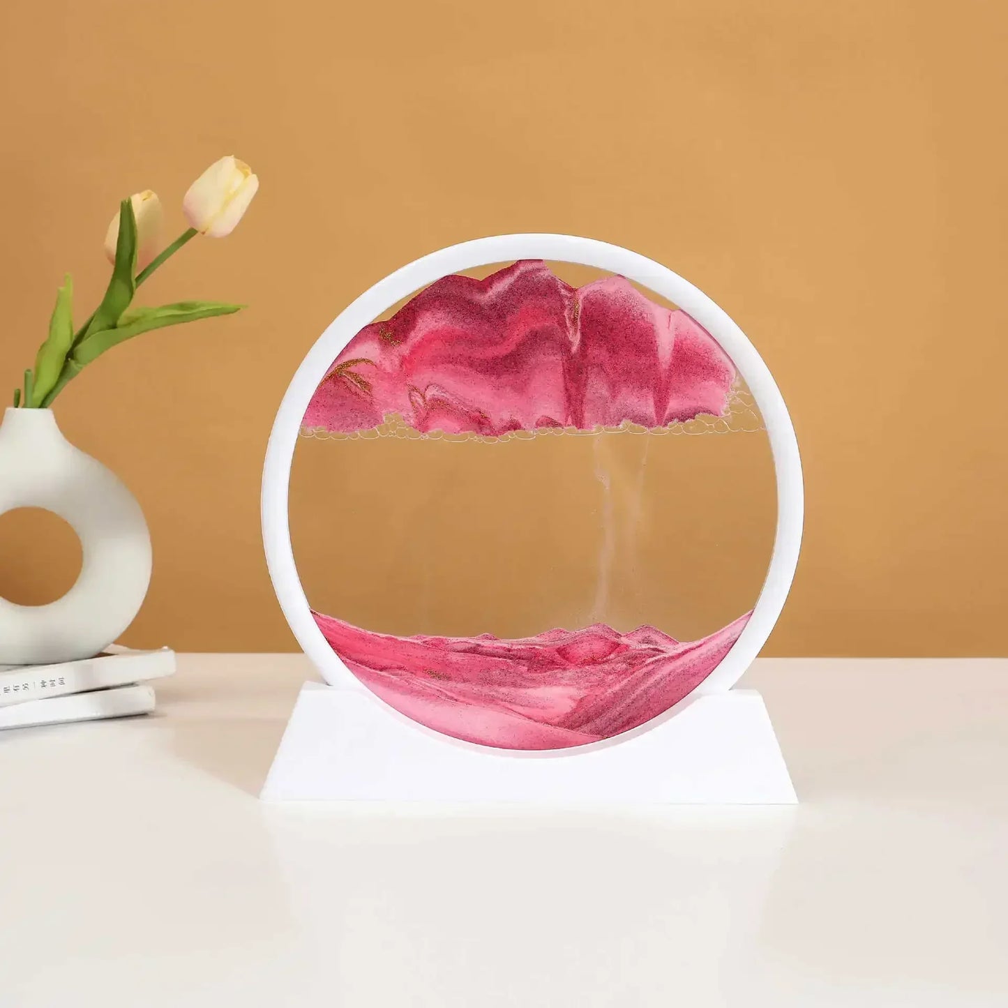 Kinetic Sand Picture Hourglass Dynamic Liquid Sand Art Gift