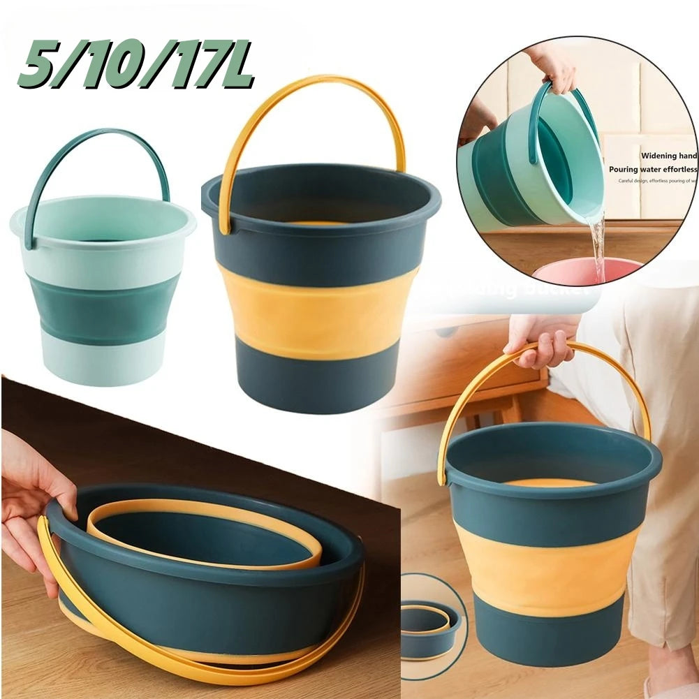 Collapsible Water Bucket 5L 10L 17L for Outdoor and Household Use