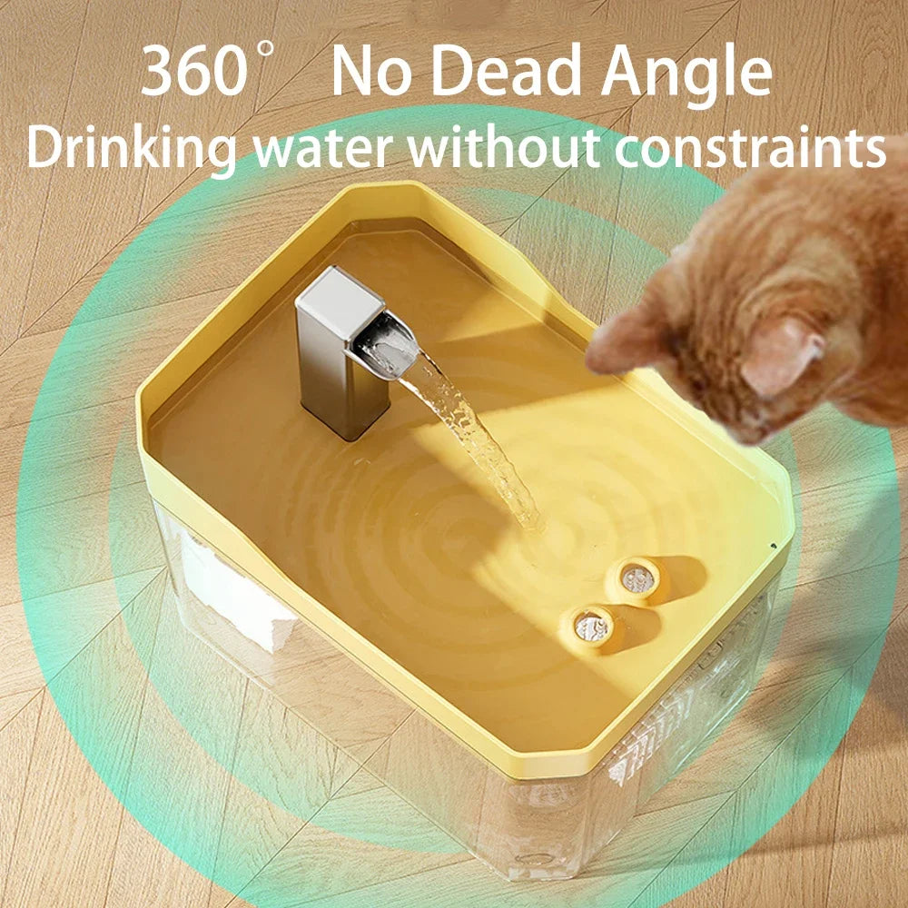 Automatic Cat Water Fountain with Filter and USB Pump – 1.5L Capacity