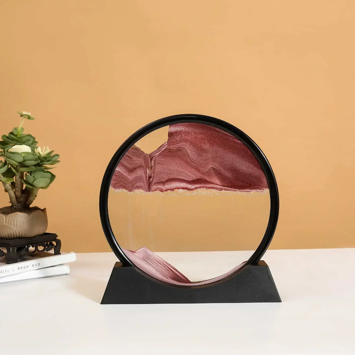 Kinetic Sand Picture Hourglass Dynamic Liquid Sand Art Gift