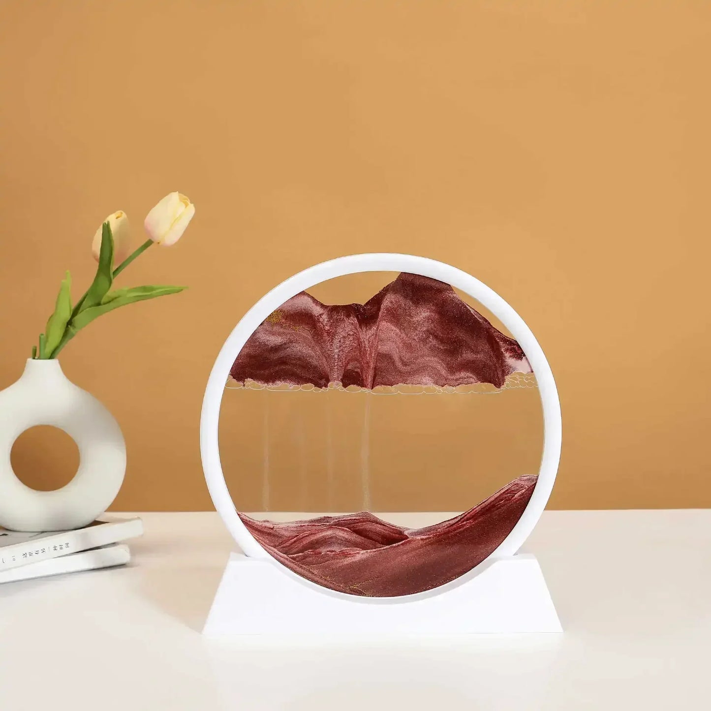 Kinetic Sand Picture Hourglass Dynamic Liquid Sand Art Gift