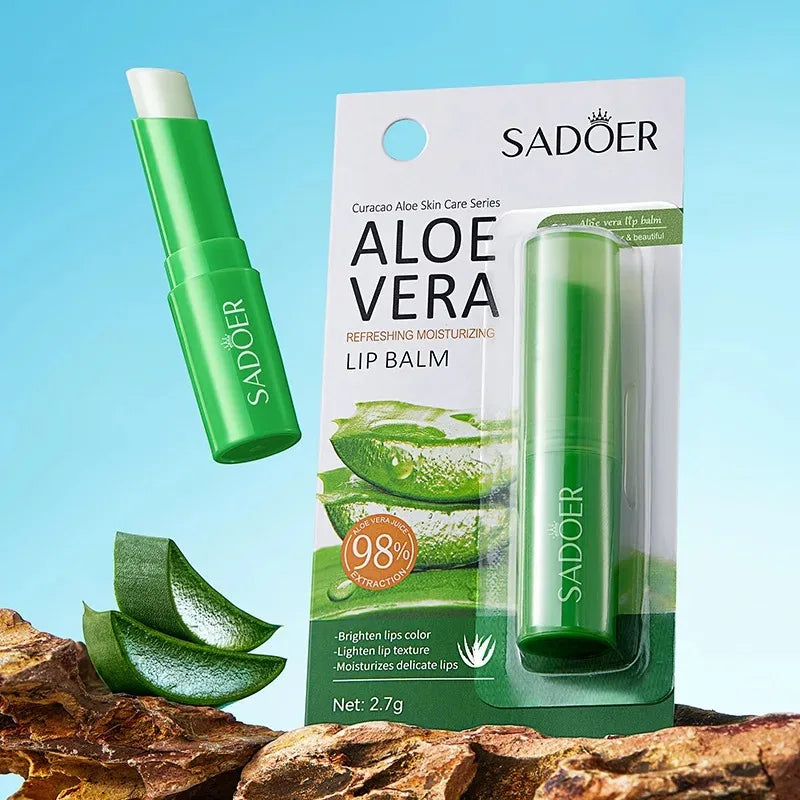 Lip Aloe Balm for Dry Lips Nourishing, Hydrating & Repairing Care