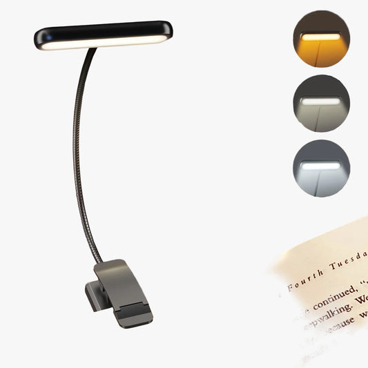 Portable Dimmable Book Light for Night Reading with USB Charging