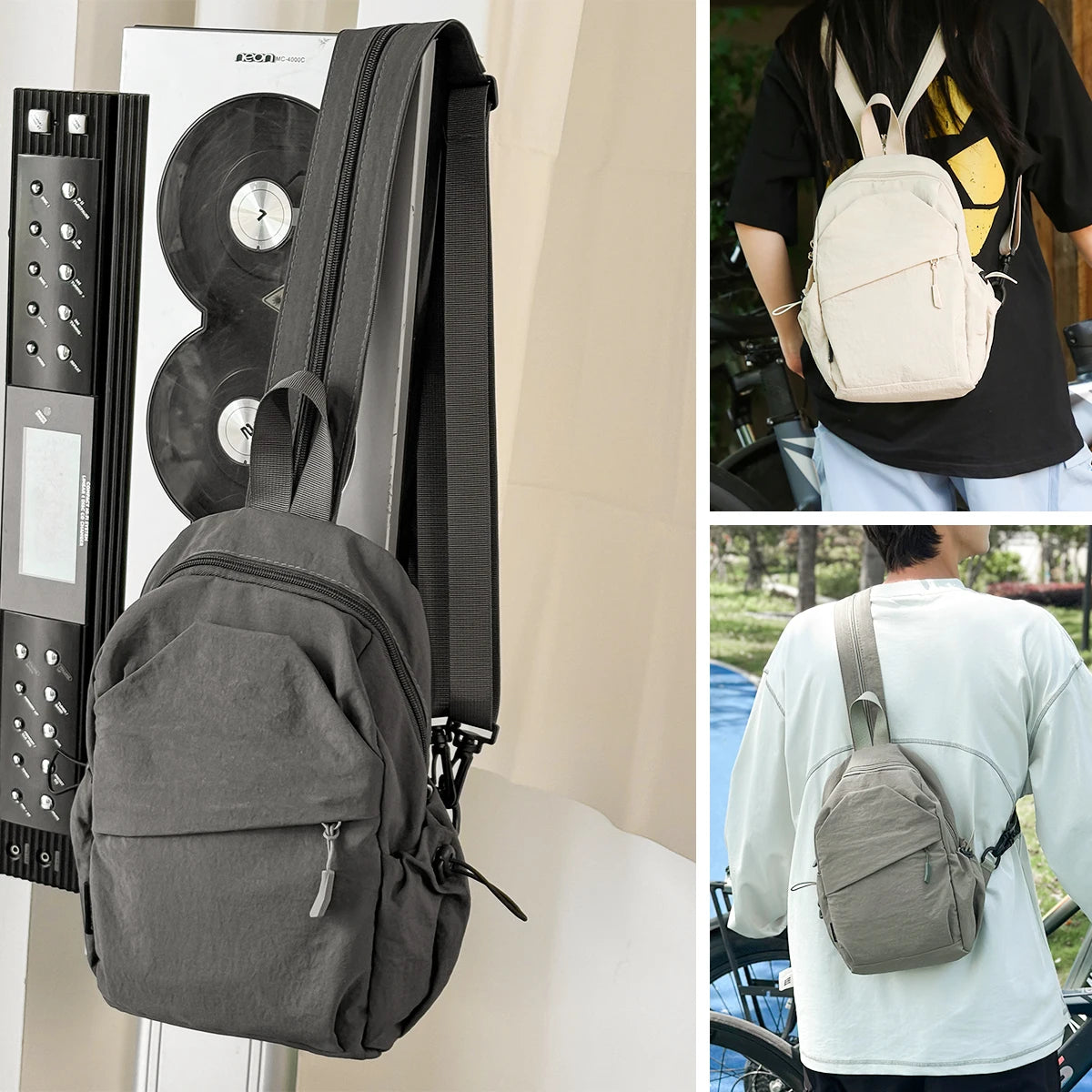 Small Shoulder Backpack for Outdoor Sports Travel and Daily Carry