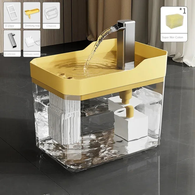 Automatic Cat Water Fountain with Filter and USB Pump – 1.5L Capacity