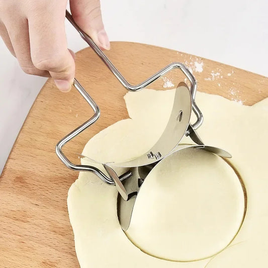 Stainless Steel Dumpling Wrapper Roller Cutter for Noodles & Pasta