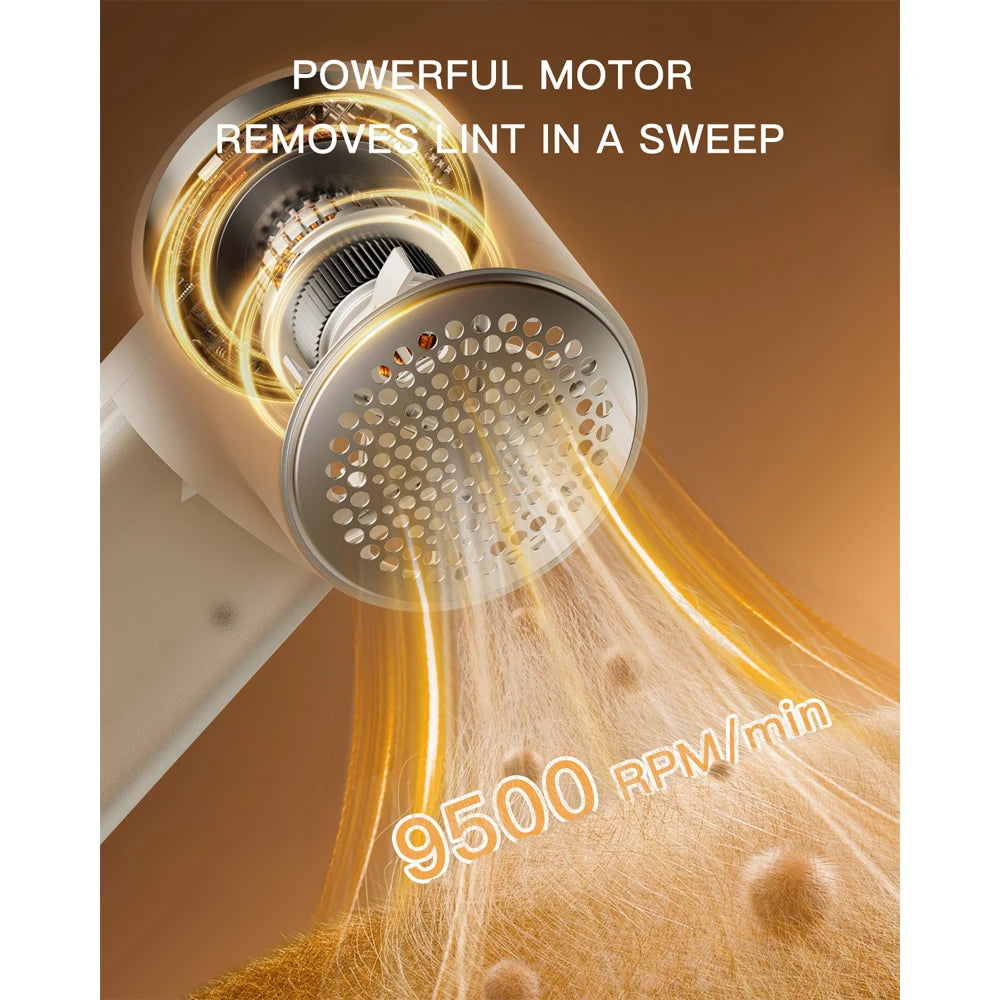 Portable Electric Lint Remover for Clothes, Blankets and Furniture