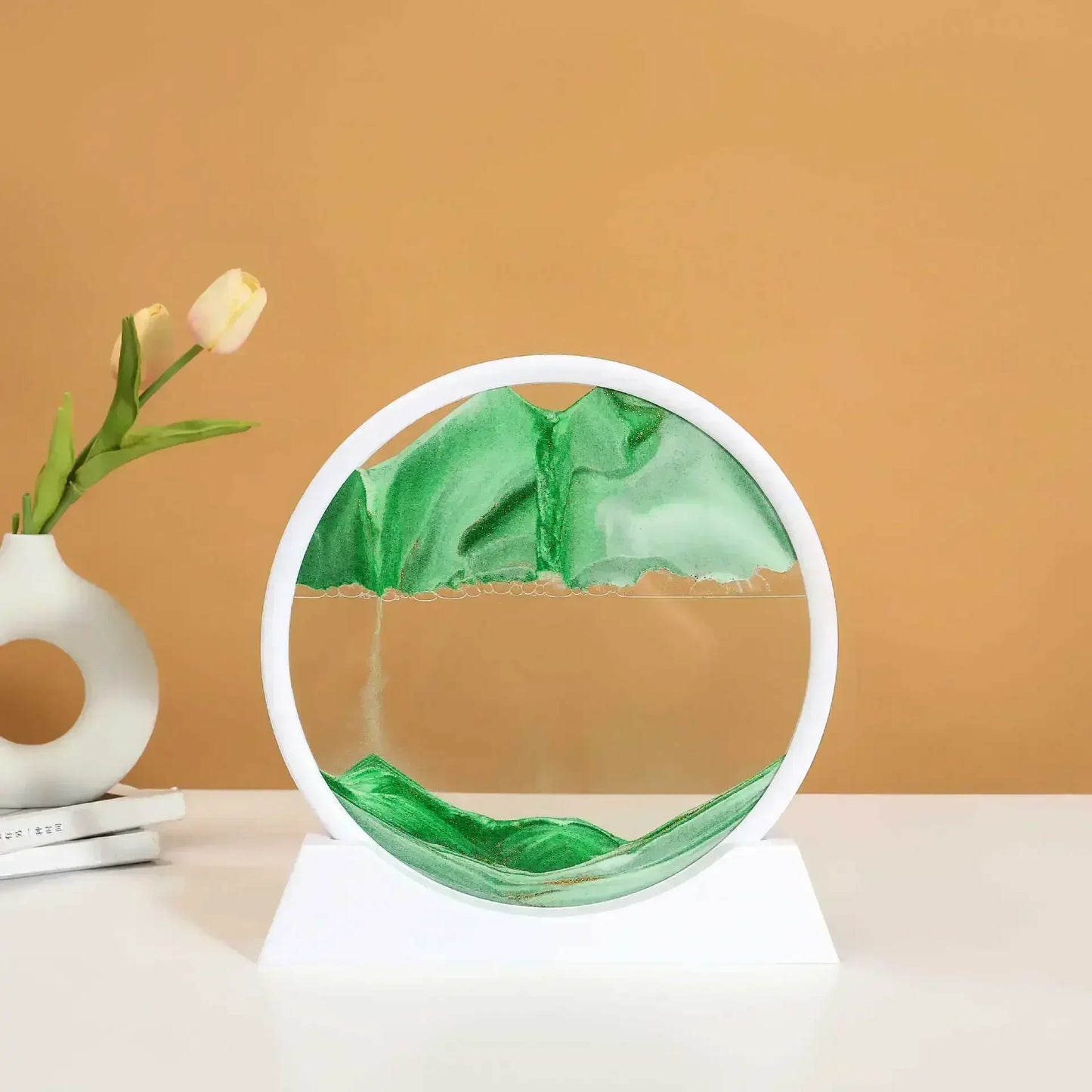 Kinetic Sand Picture Hourglass Dynamic Liquid Sand Art Gift