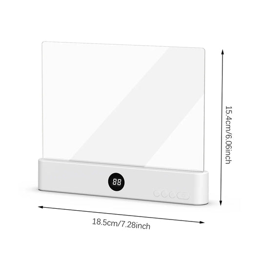 LED Book Light with Timer and Rechargeable Battery for Bedtime Reading