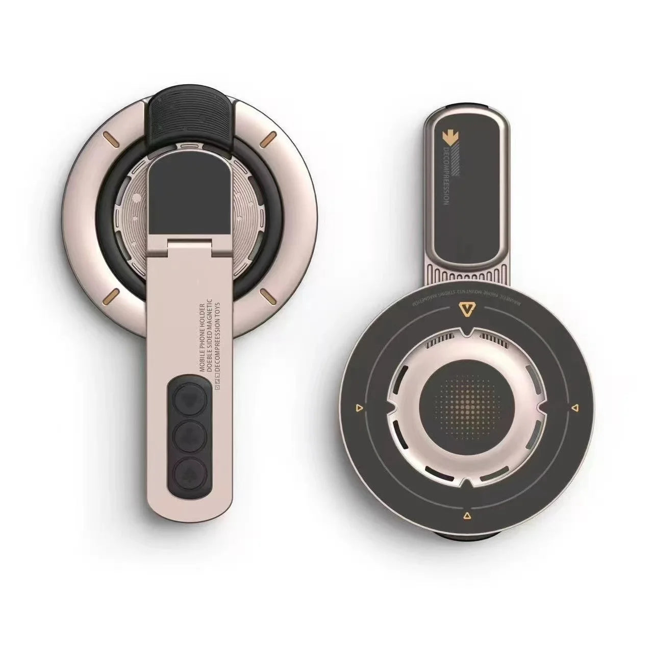Magnetic Decompression Phone Stand with 360° Rotation for All Devices