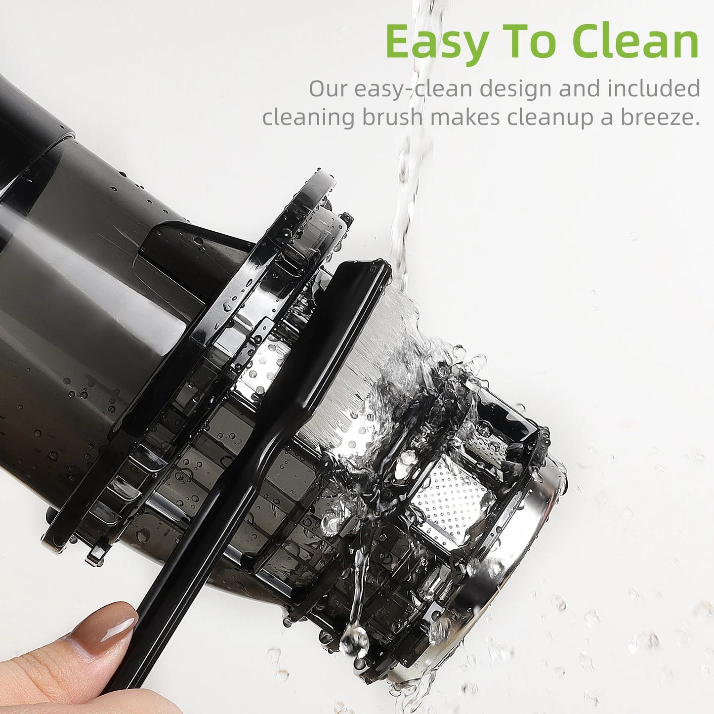 BioloMix Cold Press Juicer with 78mm Feed Chute and 200W Quiet Motor