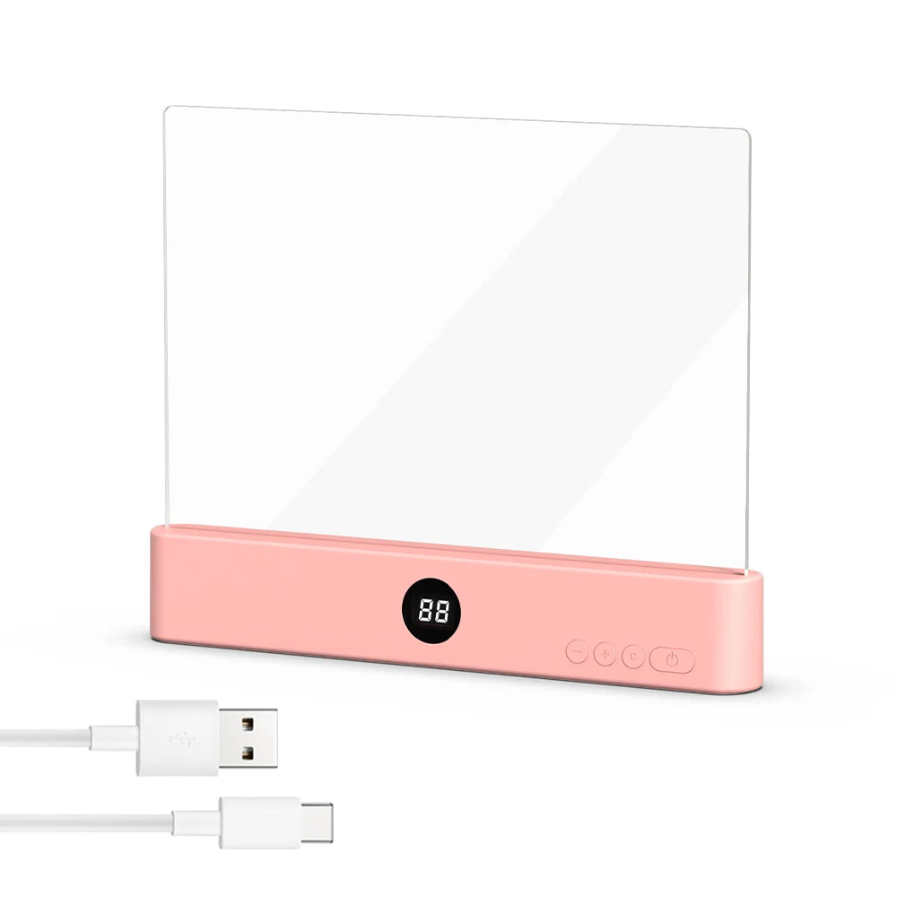 LED Book Light with Timer and Rechargeable Battery for Bedtime Reading