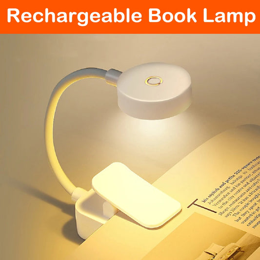 Portable Foldable Book Light for Bedtime Reading with 360° Gooseneck