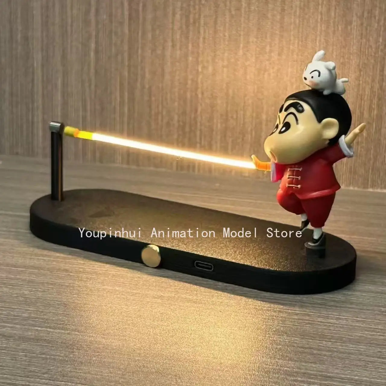 Crayon Shinchan LED Night Light with Charging Base and Desktop Display