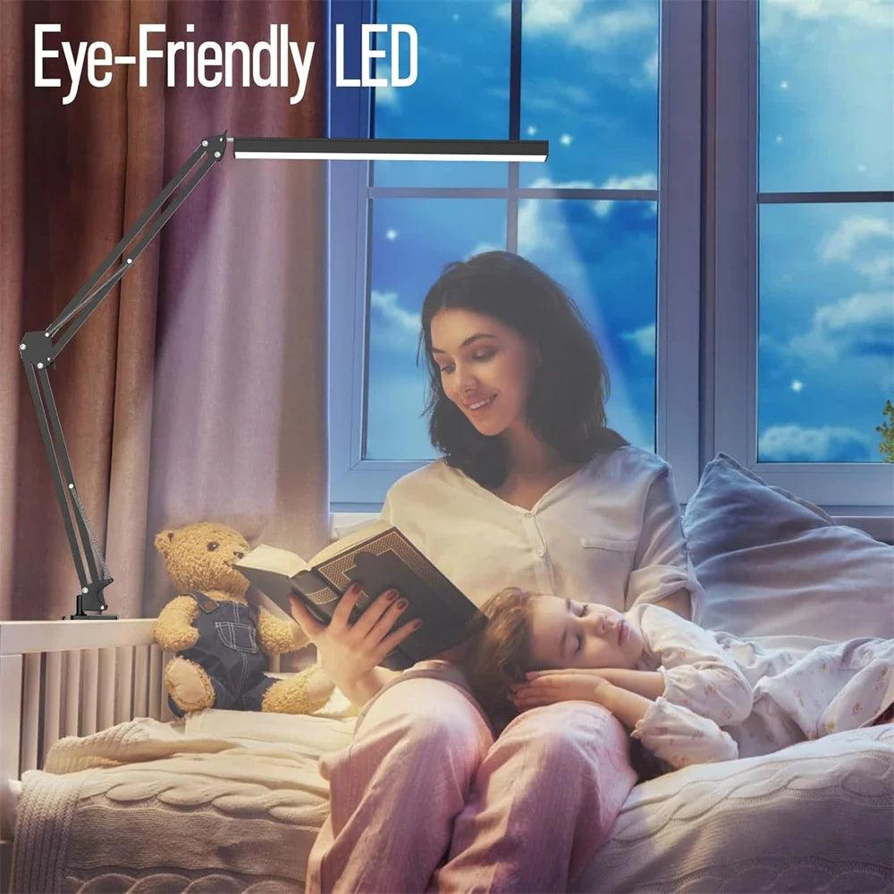 Adjustable Dimmable LED Reading Lamp with Memory Function
