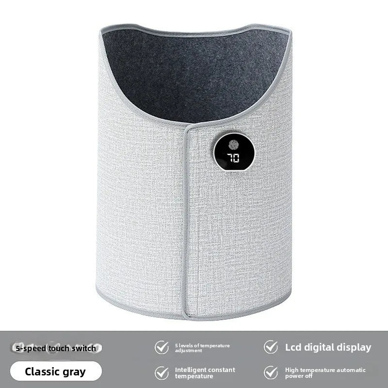 Foldable Under Desk Leg Warmer with Thermostat and Quick Heat