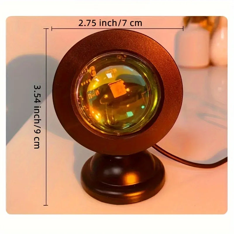 USB LED Sunset Light Projector for Room, Party and Photograph