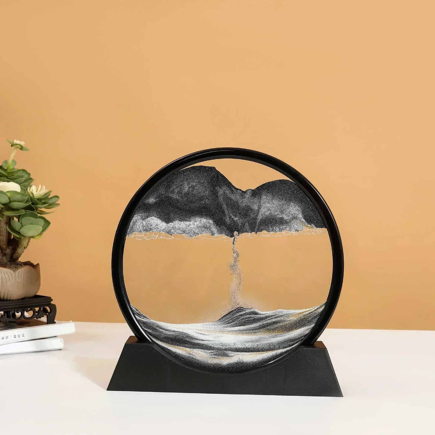 Kinetic Sand Picture Hourglass Dynamic Liquid Sand Art Gift