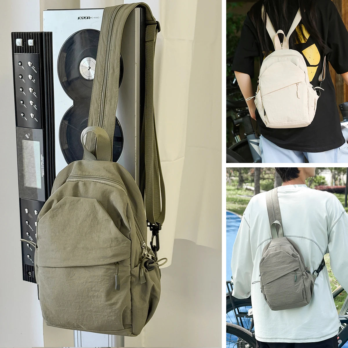 Small Shoulder Backpack for Outdoor Sports Travel and Daily Carry