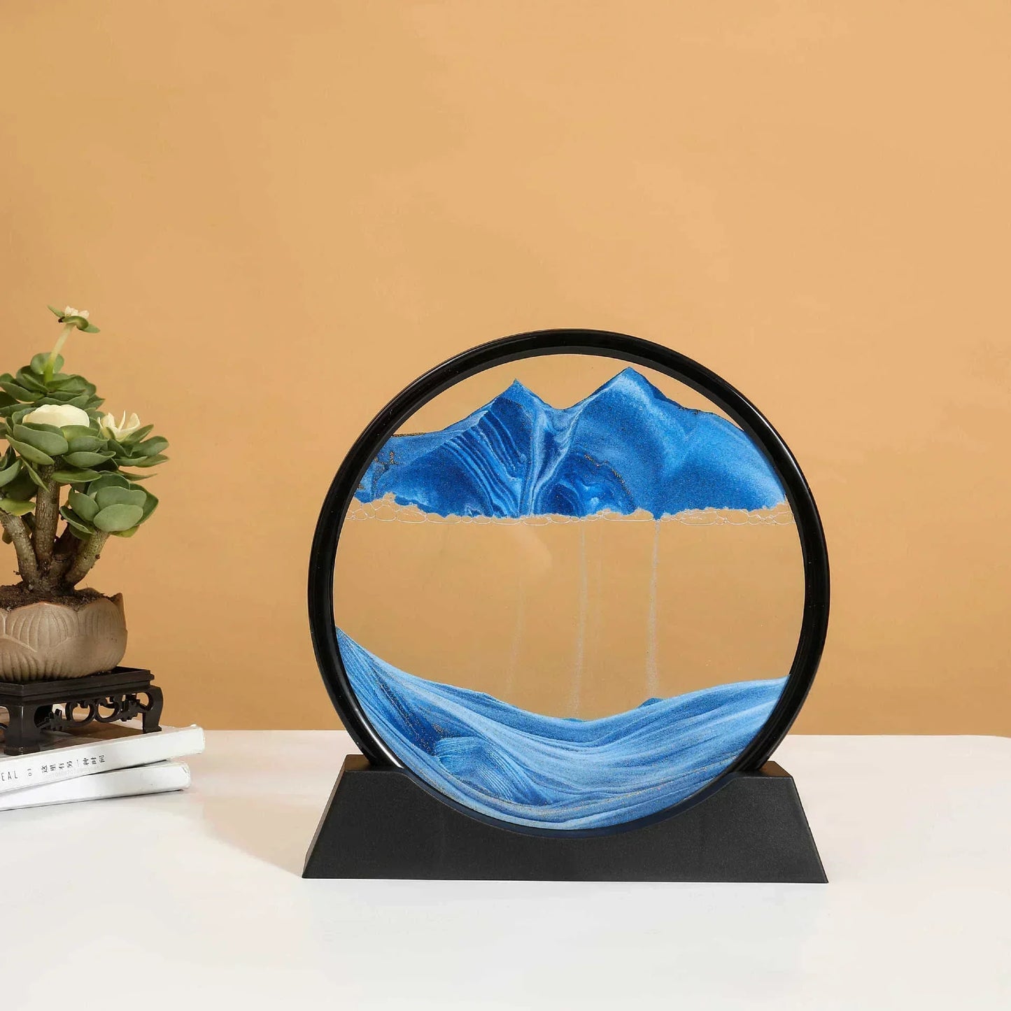 Kinetic Sand Picture Hourglass Dynamic Liquid Sand Art Gift