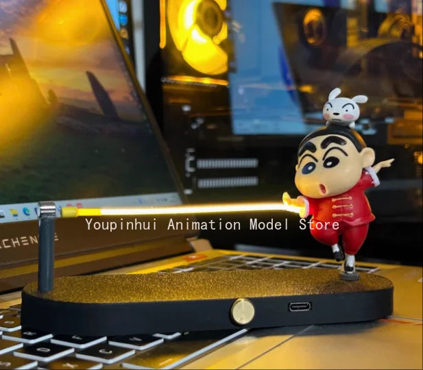 Crayon Shinchan LED Night Light with Charging Base and Desktop Display