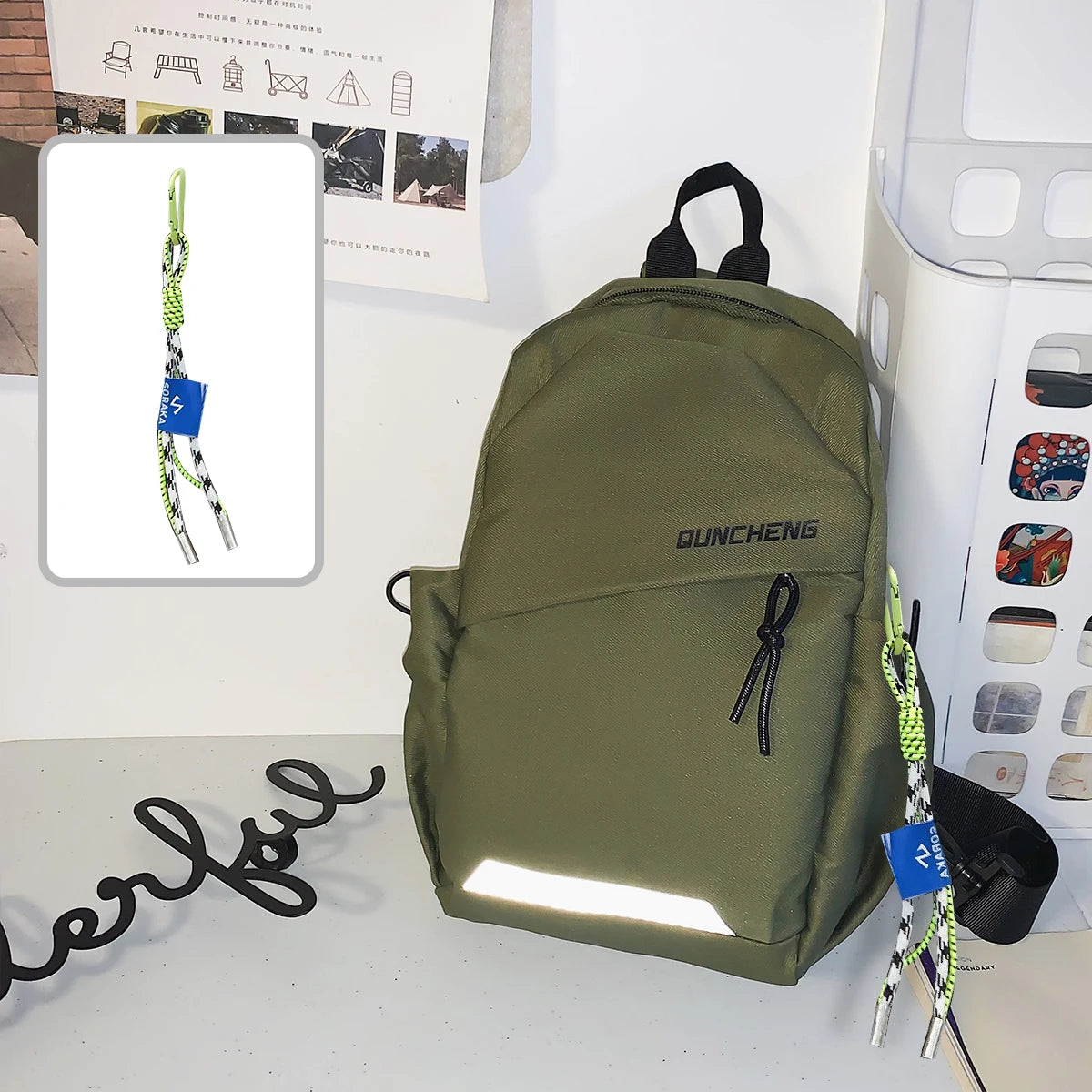 Small Shoulder Backpack for Outdoor Sports Travel and Daily Carry