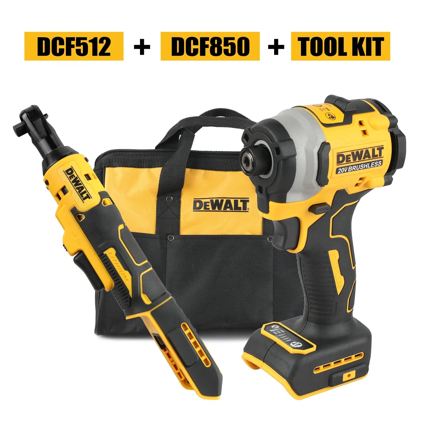 DEWALT Cordless Impact Driver with Brushless Motor and High Torque