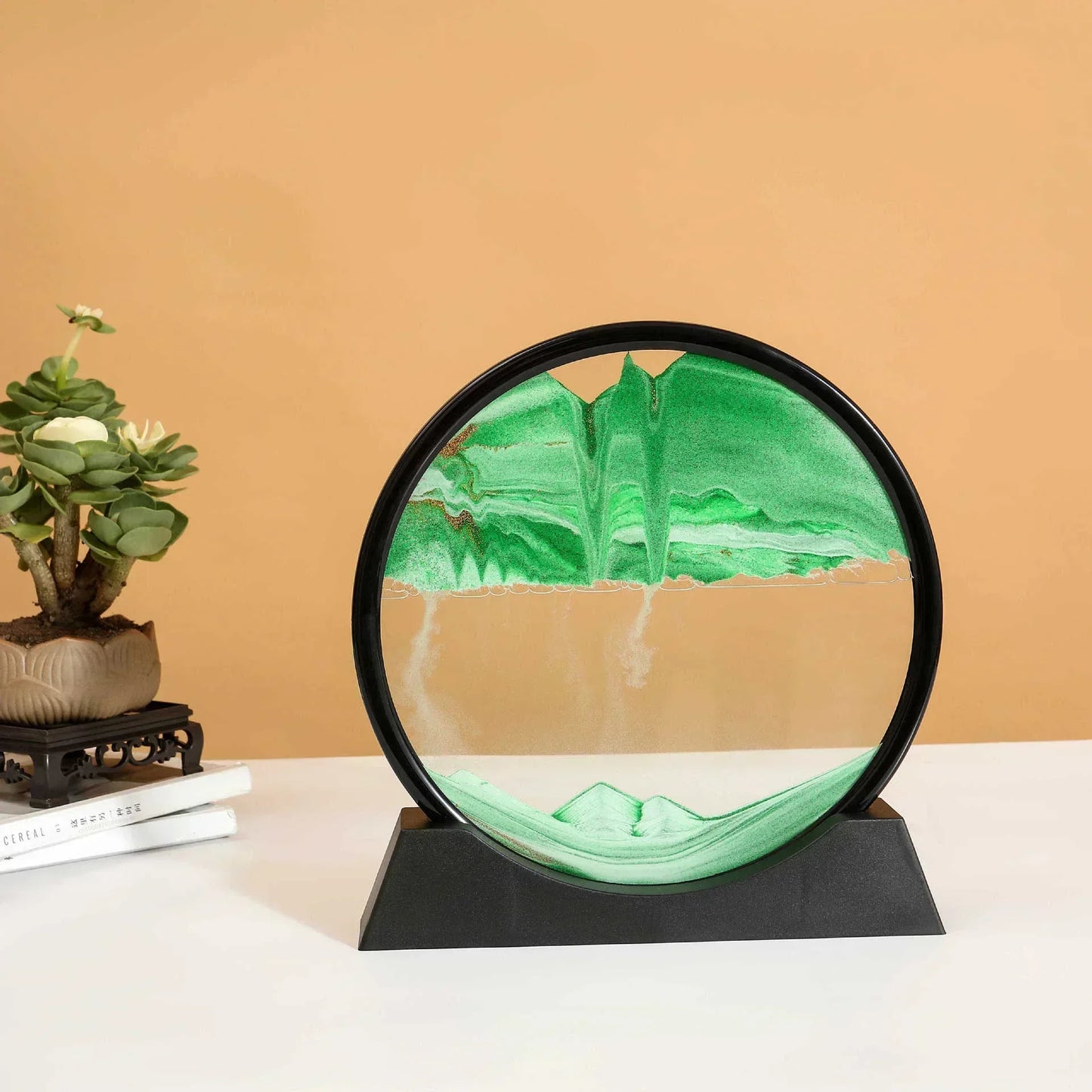 Kinetic Sand Picture Hourglass Dynamic Liquid Sand Art Gift