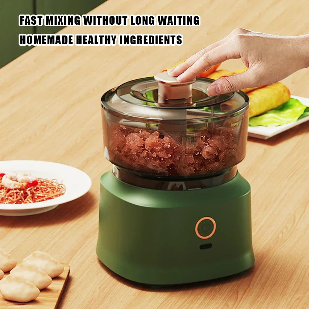 Mini Electric Meat Grinder and Food Chopper Wireless 350ml Capacity
