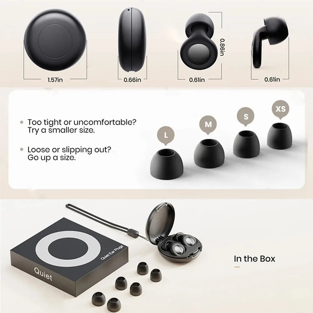 Comfortable Anti-Noise Ear Plugs for Work, Concerts and Rest