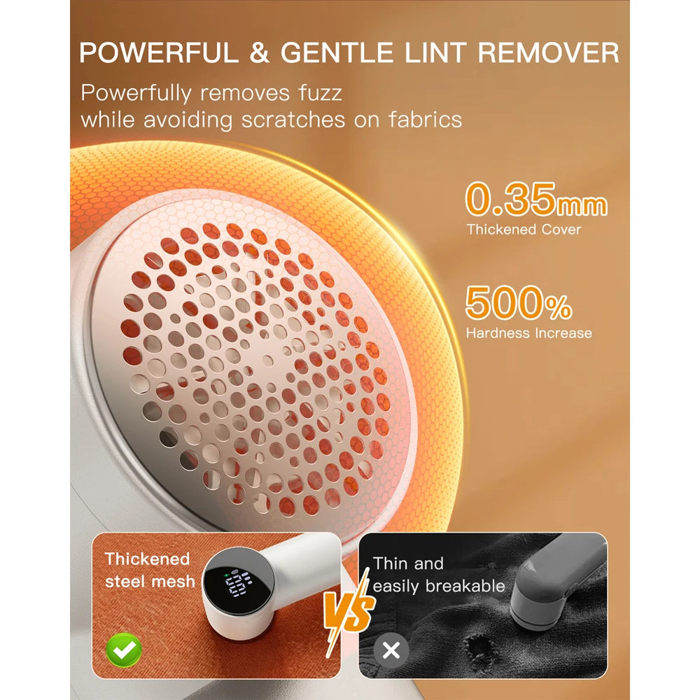 Portable Electric Lint Remover for Clothes, Blankets and Furniture