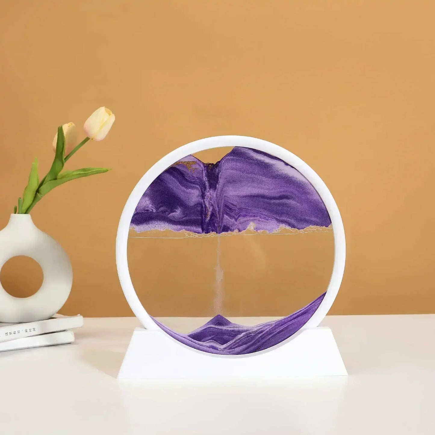Kinetic Sand Picture Hourglass Dynamic Liquid Sand Art Gift
