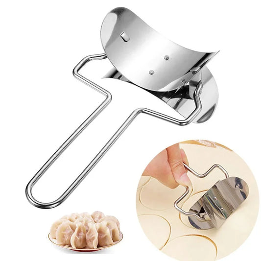 Stainless Steel Dumpling Wrapper Roller Cutter for Noodles & Pasta